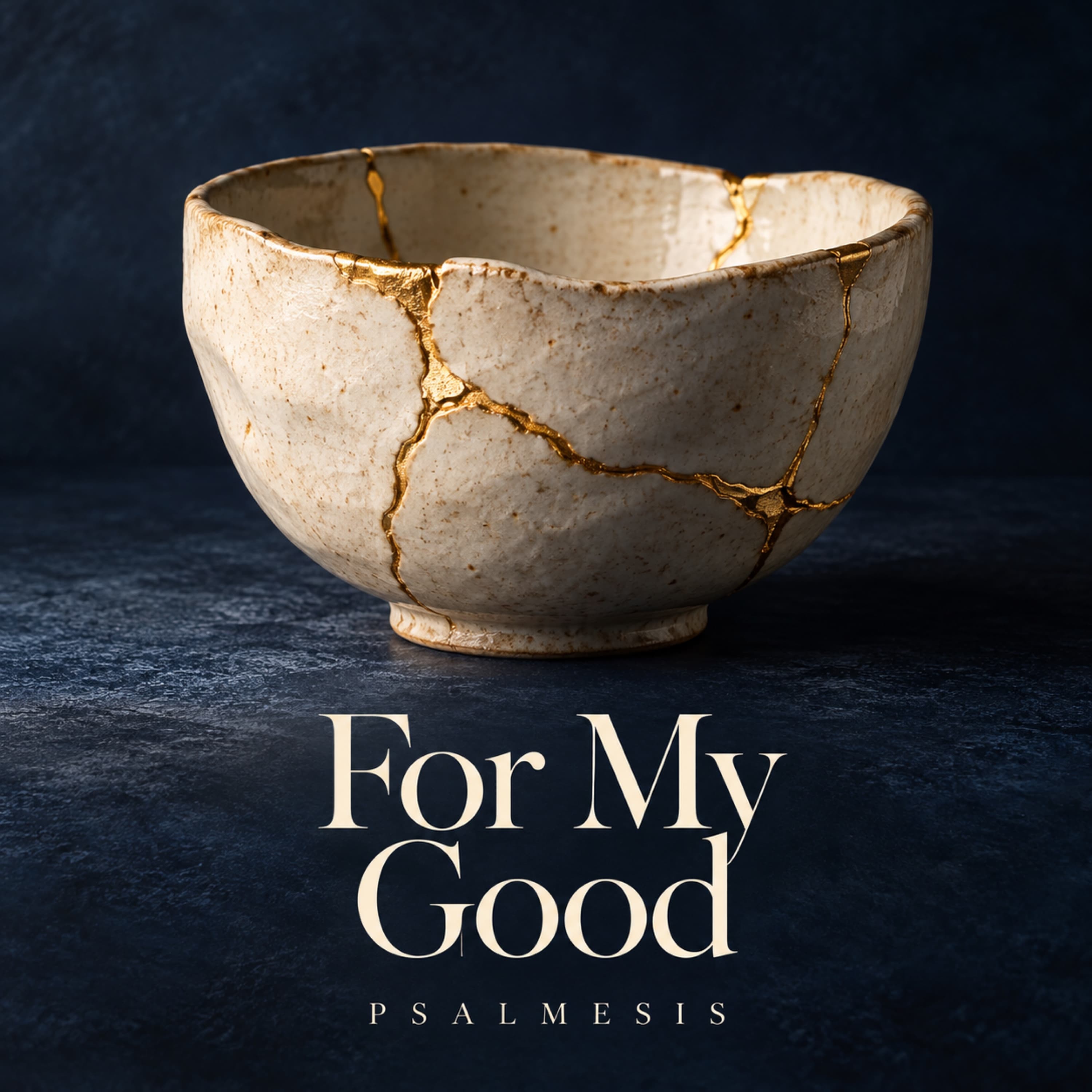 For My Good by Psalmesis — a ceramic bowl repaired with gold